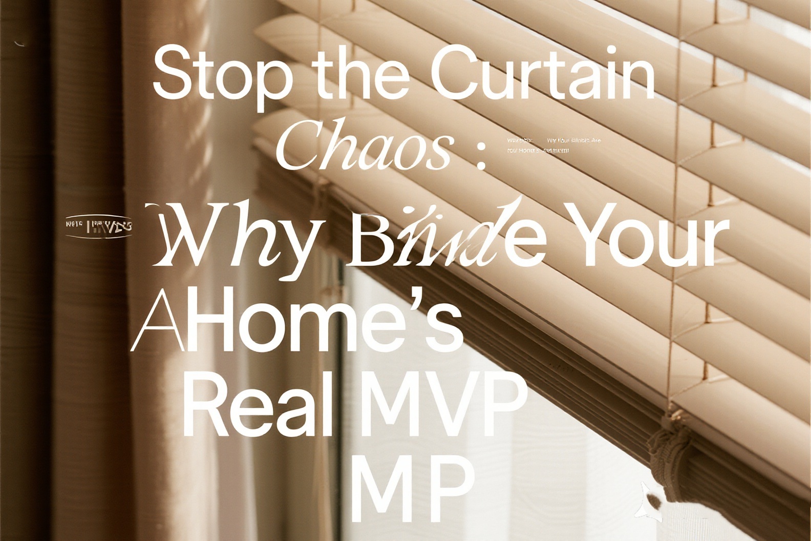 Stop the Curtain Chaos: Why Blinds Are Your Home’s Real MVP